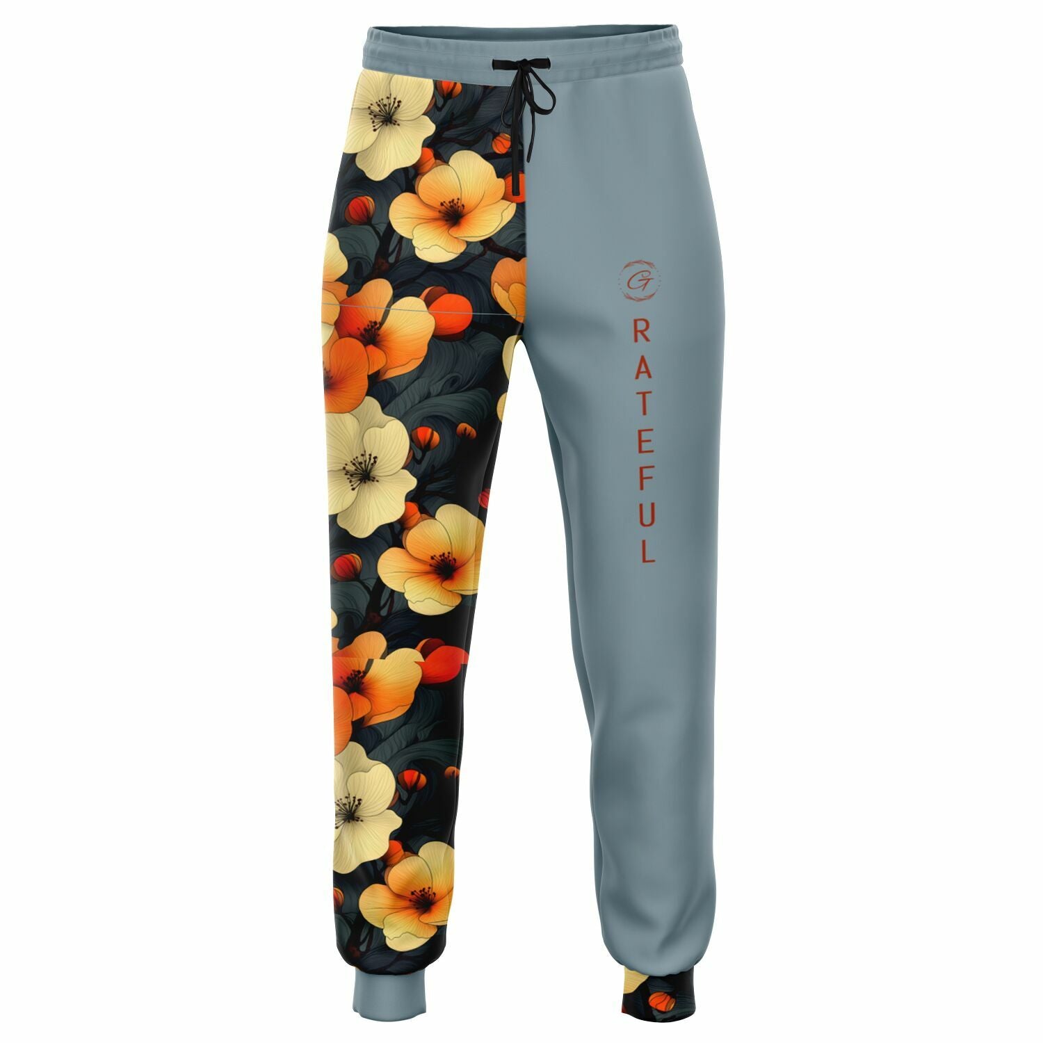 Floral Print Joggers – Vintage Aesthetic Sweatpants