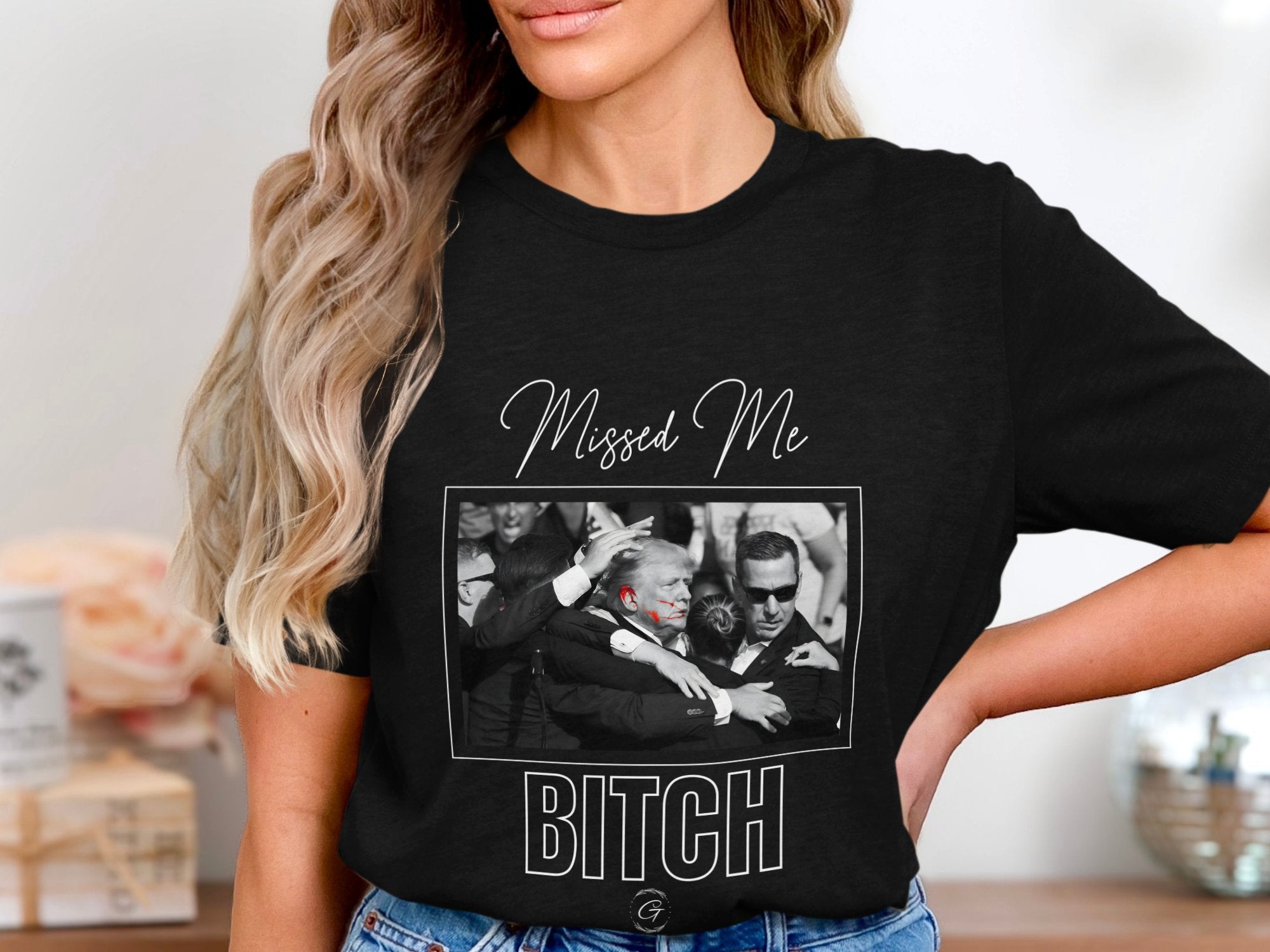 Missed Me Trump Graphic Tee | Funny Political T-Shirt