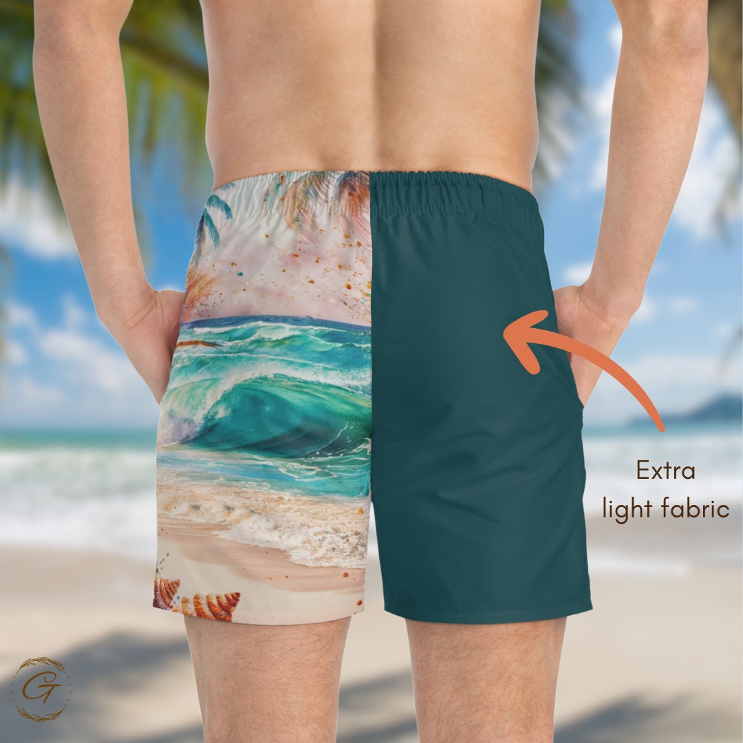 Tropical Beach Swim Shorts