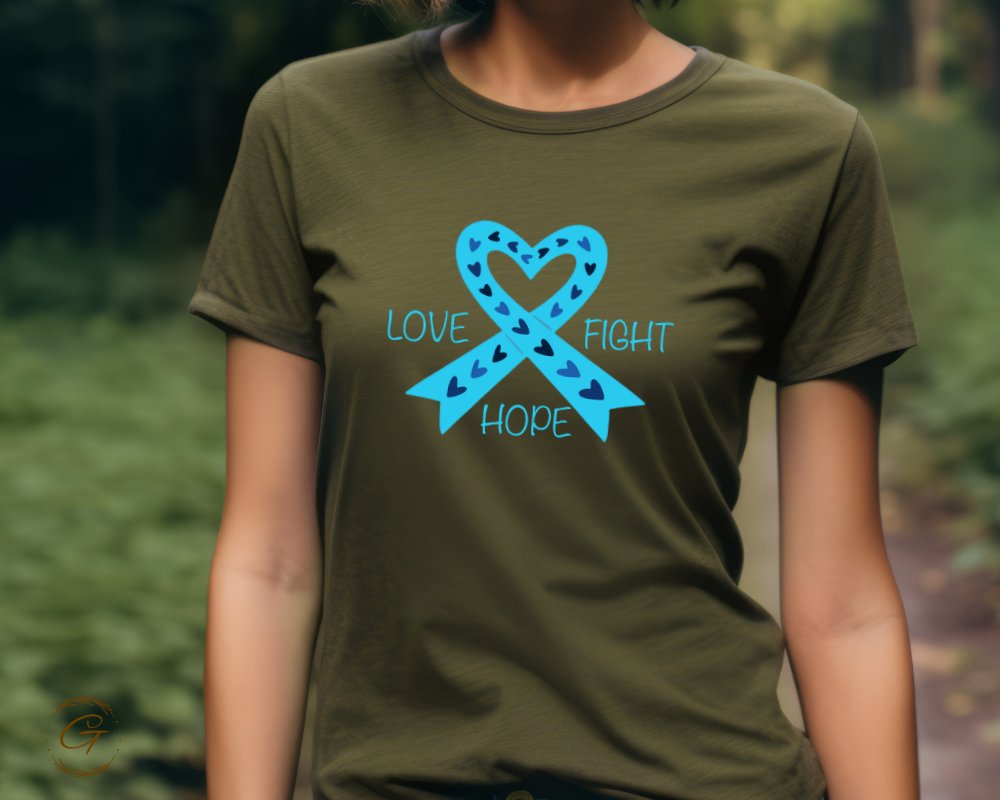 Inspirational Love Fight Hope Ribbon Design product type