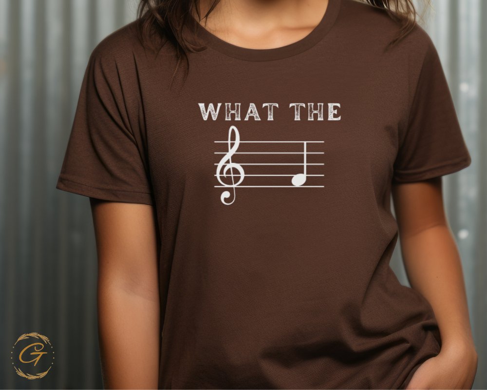 What The Musical Note Graphic Novelty Shirt product