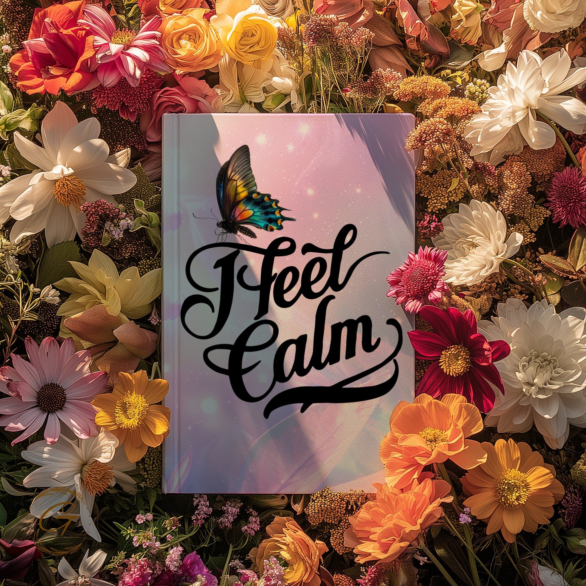 Inspirational I Feel Calm Journal Notebook