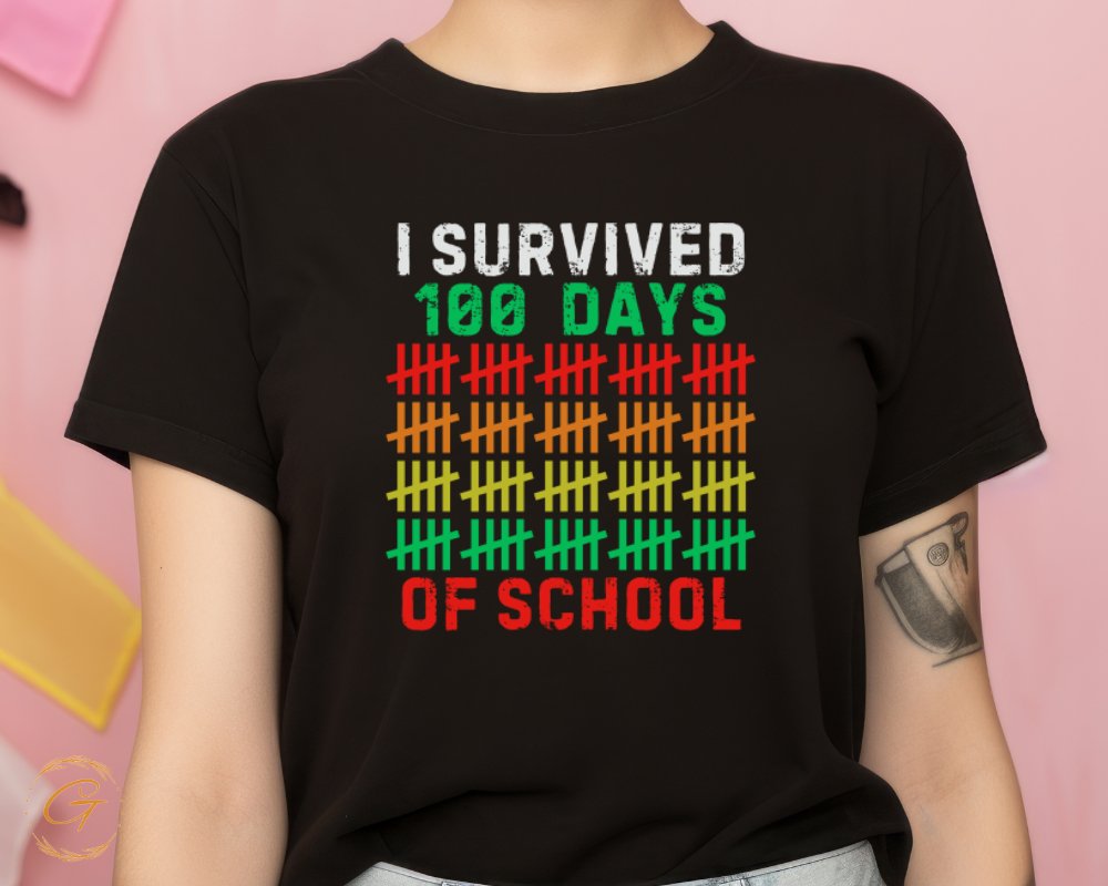 I Survived 100 Days of School T-shirt product type