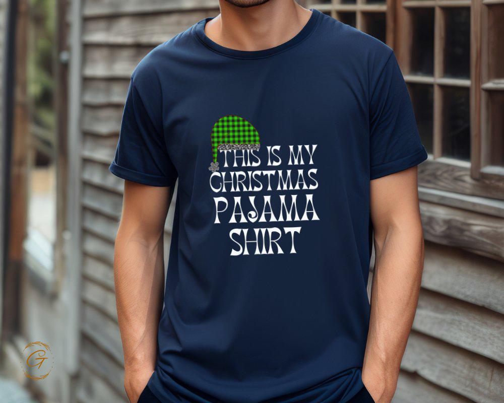 Christmas T-Shirt, Xmas Pajama Shirt for Holiday Festive Season Tee