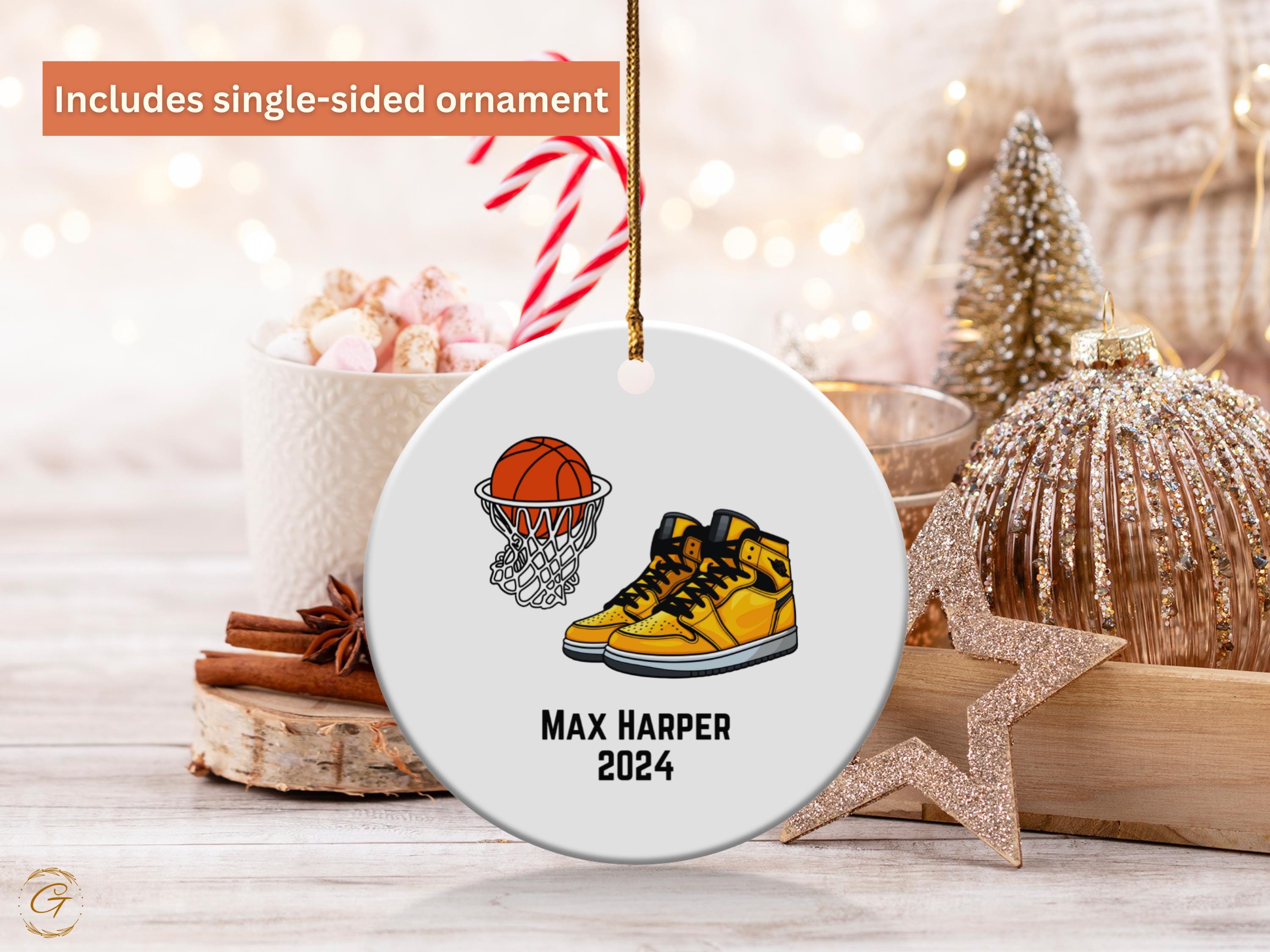Personalized Basketball Sneaker Ornament