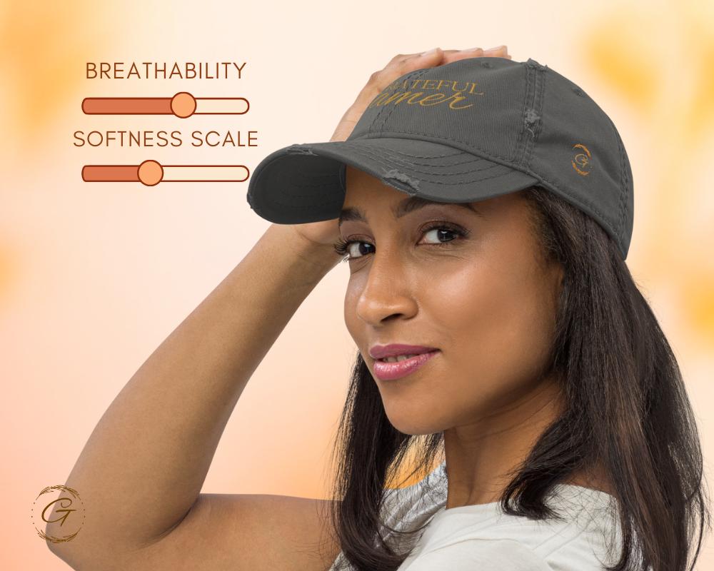 Grateful Gamer Bold Design Distressed Dad Hat