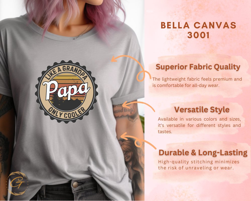 Like a Grandpa Only Cooler Papa Shirt product type