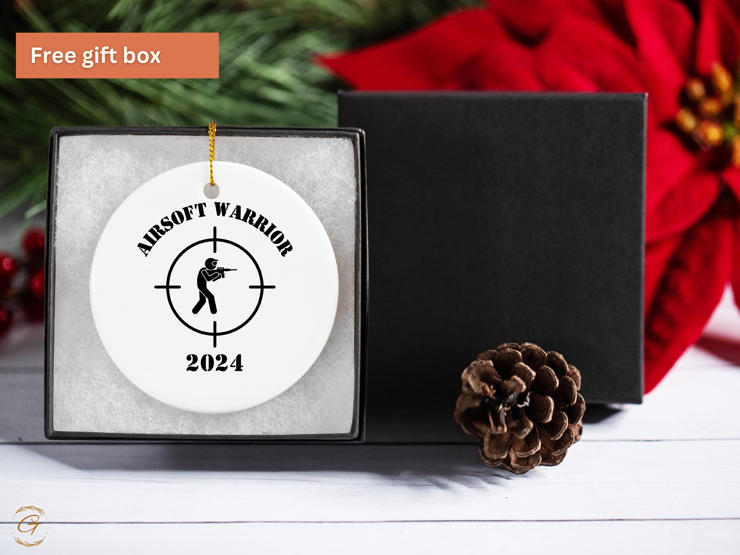 Airsoft Warrior Ornament, Unique 2024 Airsoft Decorations
