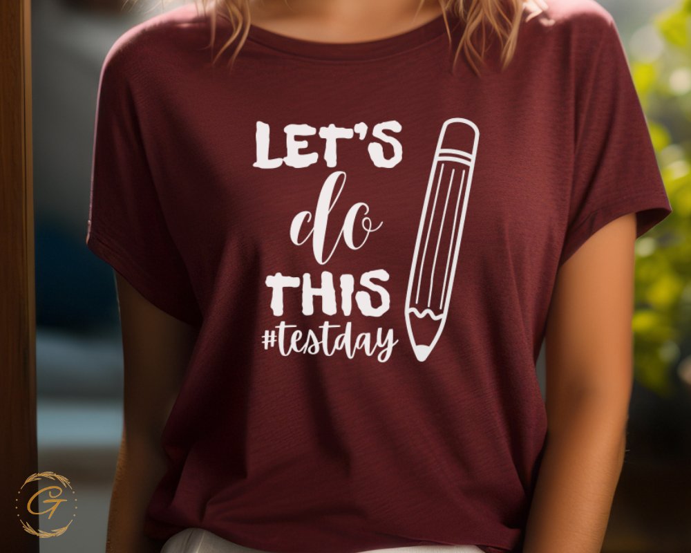Let's Do This Test Day Graphic Printed T-shirt product