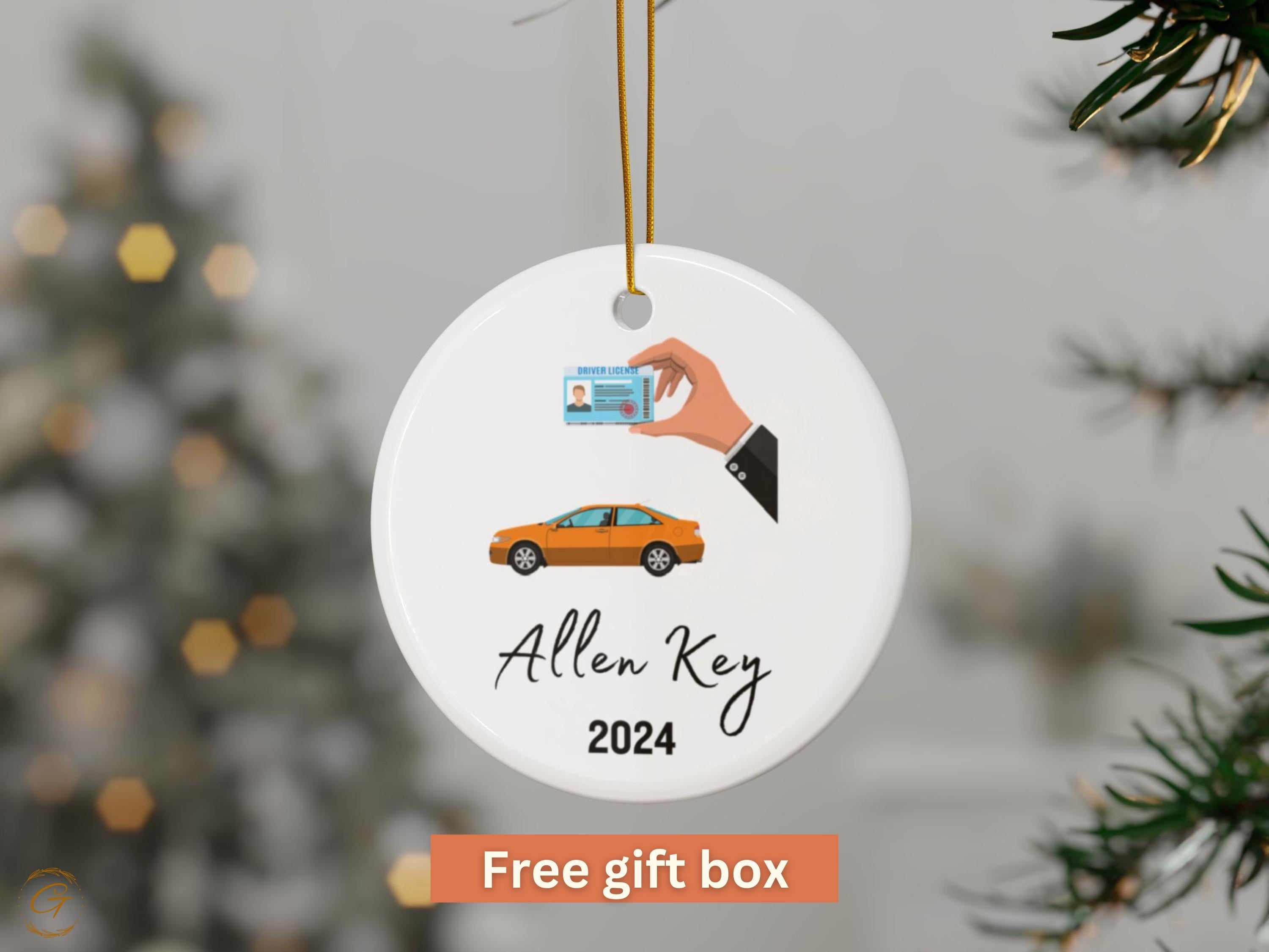 Personalized New Driver 2024 Car Ornament, 2024 Drivers License, Perfect for Car Collectors and Enthusiasts, Limited Edition, Newbie Drivers