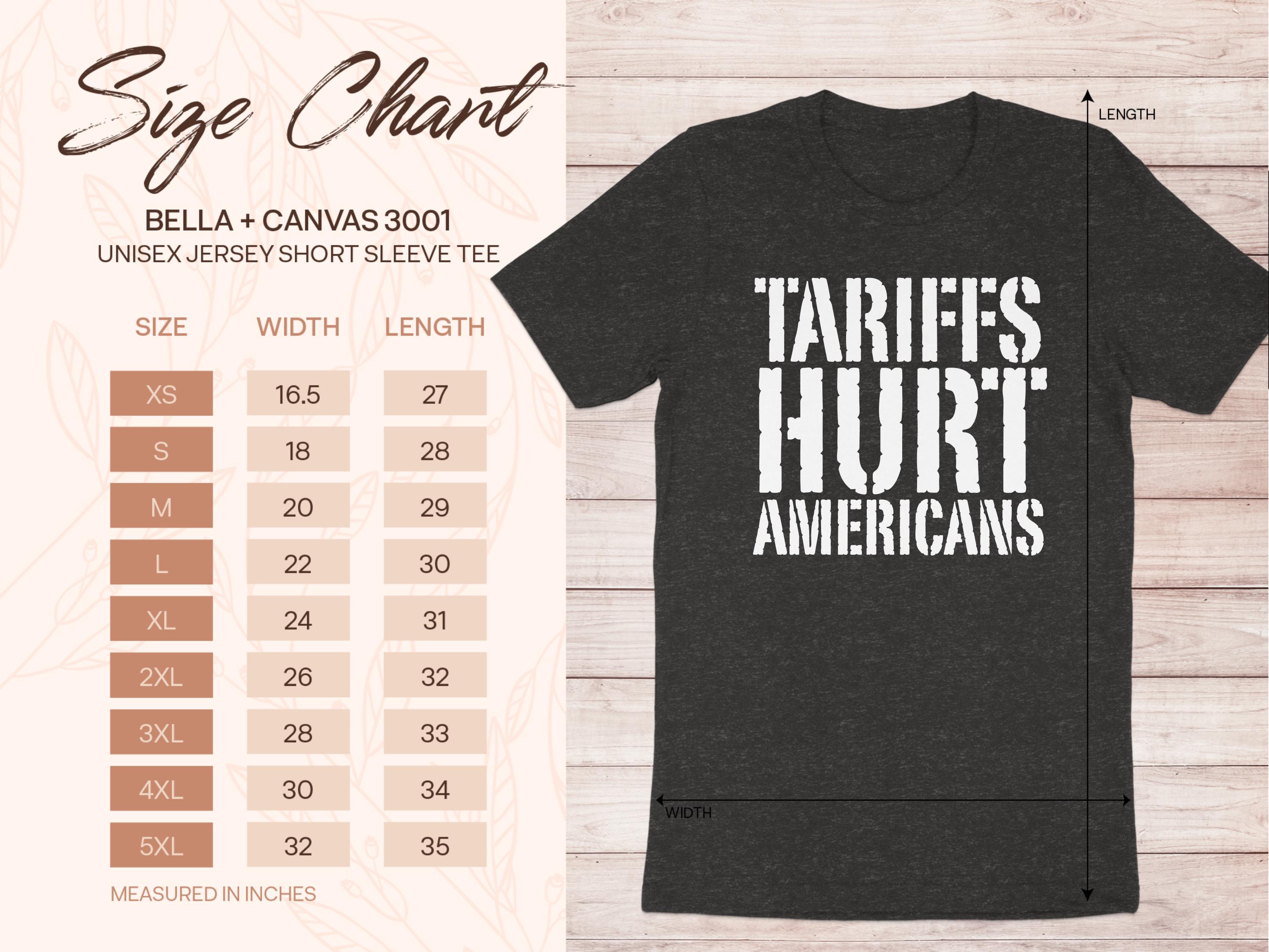 Tariffs Hurt Americans Unisex Jersey Short Sleeve product