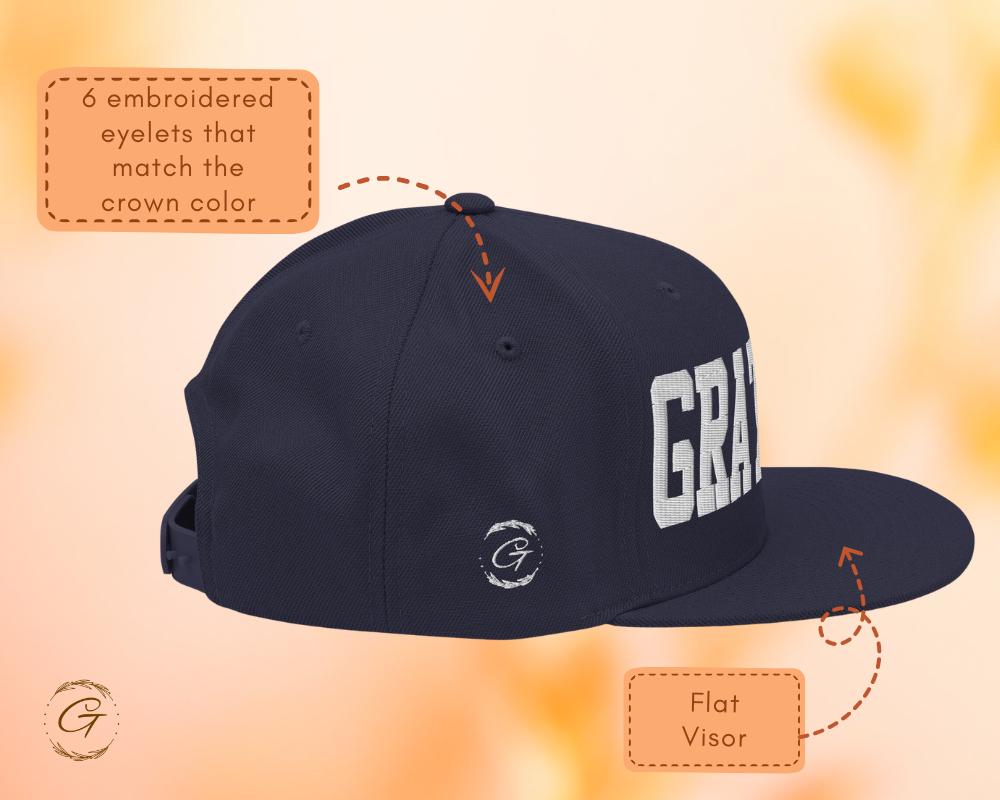 Grateful Gestures Snapback Hat