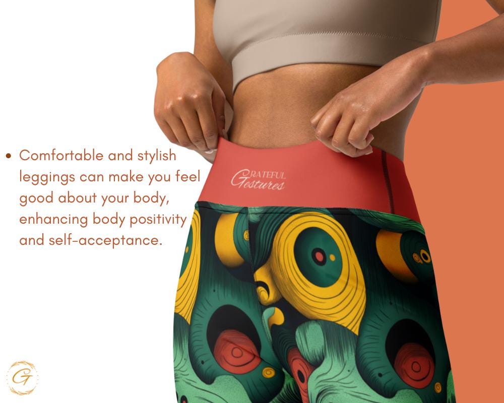 Dreamy Mint AOP Yoga Leggings and Shorts Stylish, Women’s Activewear Comfortable High-Stretch Perfect for Yoga Fitness and for Everyday Wear