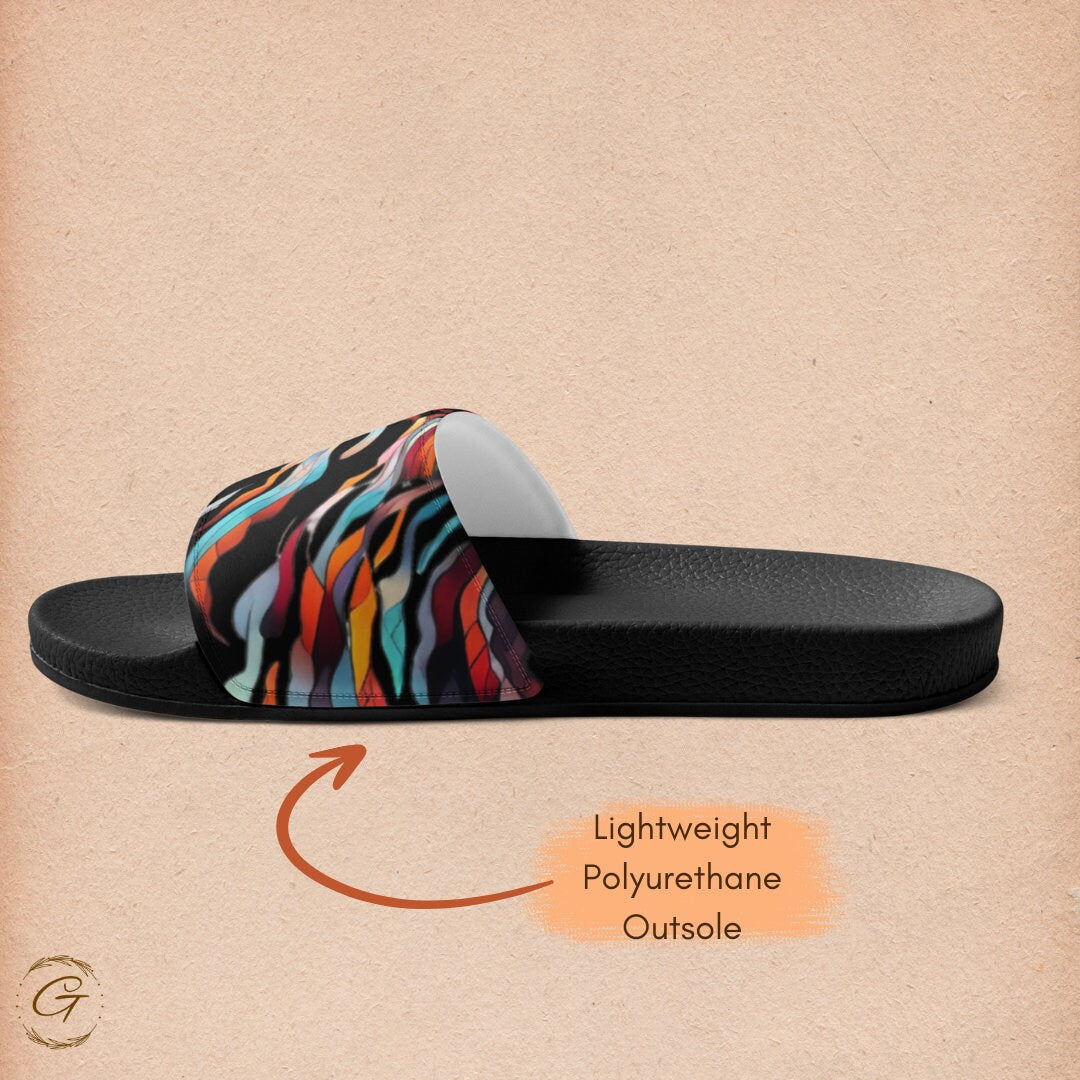 Vibrant Liger Design Men’s Slide