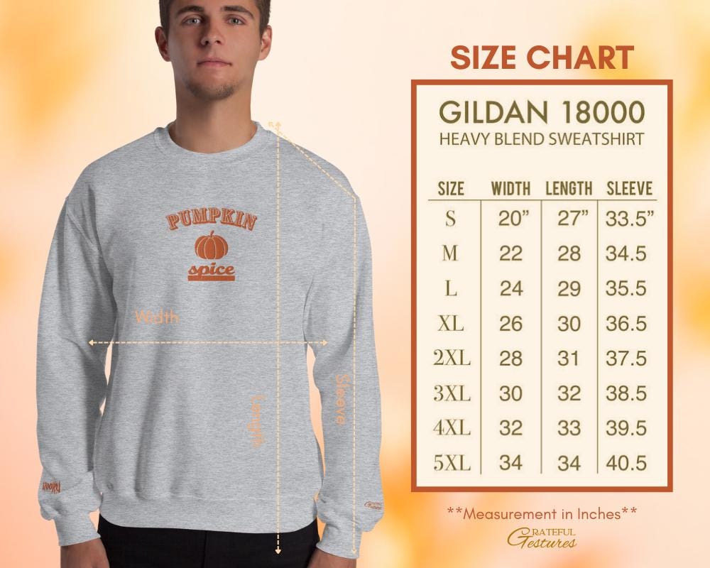 Halloween Sweatshirt, Pumpkin Spice Fall Themed Pullover, Cozy Pumpkin Spice Sweatshirt, Autumn Long-Sleeve Shirt Warm-Up Top Casual Sweater