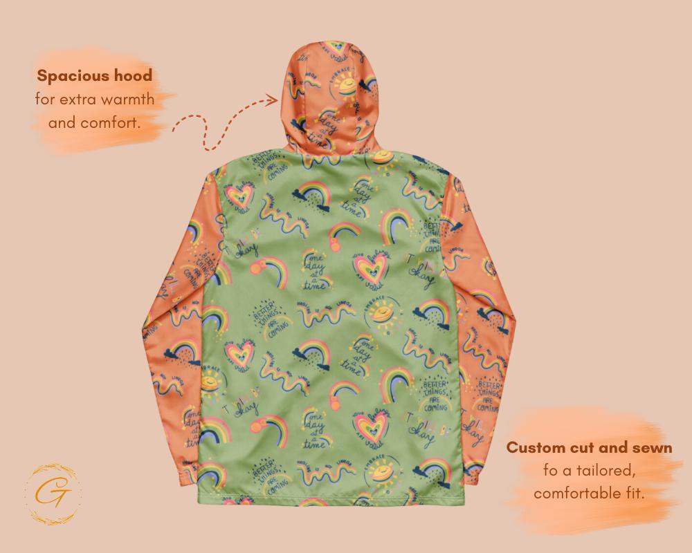 Men’s Windbreaker Mental Health Awareness Jacket