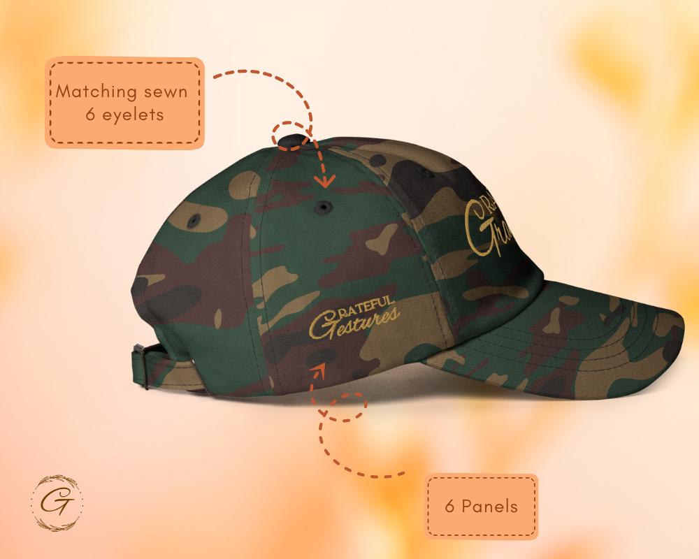 Grateful GRANDPA Bold Design Dad Hat