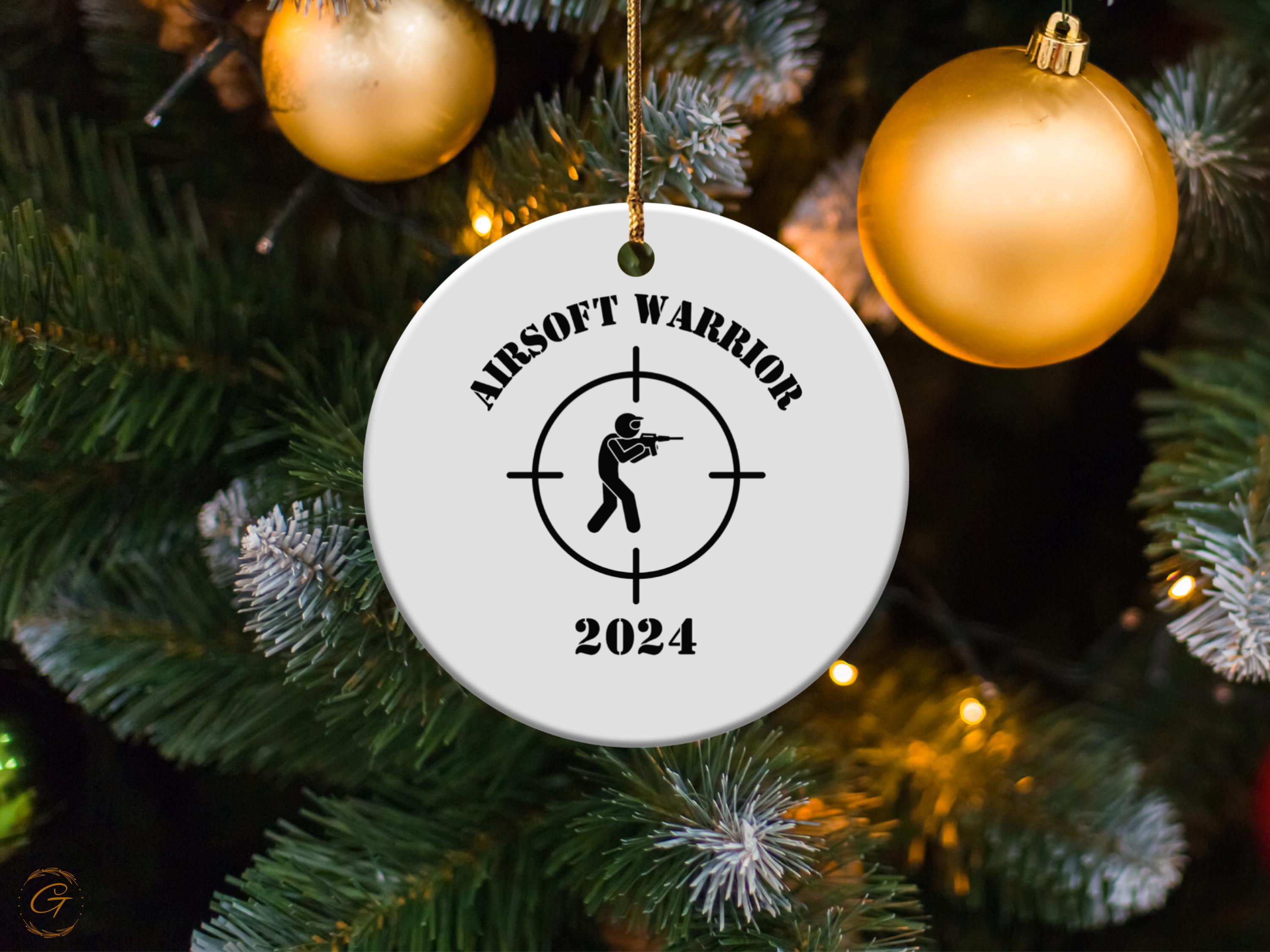 Airsoft Warrior Ornament, Unique 2024 Airsoft Decorations
