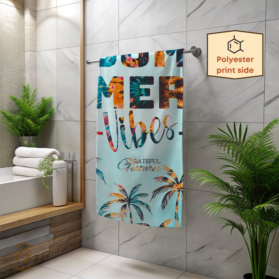Summer Vibes Beach Towel