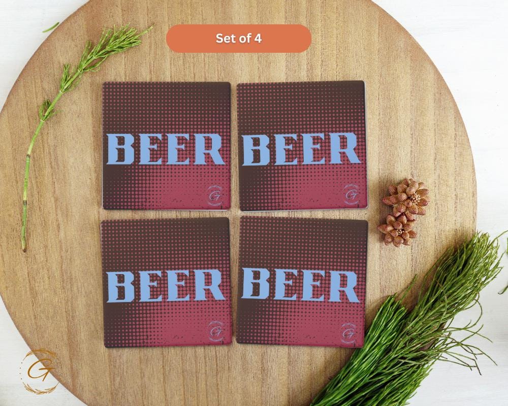 Soapstone Coaster Beer Design