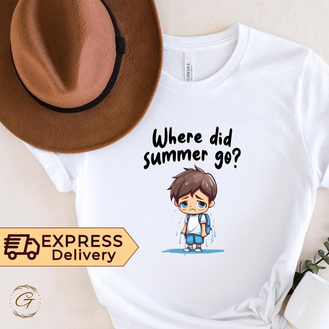 Funny Sad Boy Cartoon T-Shirt – Quirky Emotional Graphic Tee