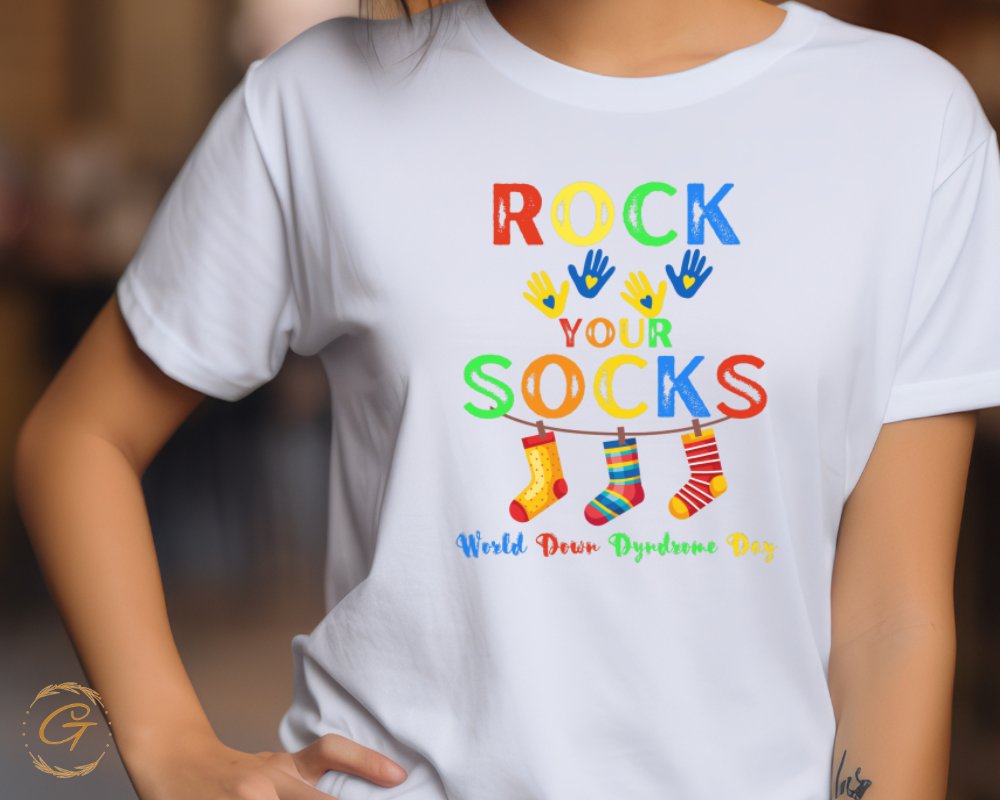 Celebrate World Down Syndrome Day with Socks T-shirt product