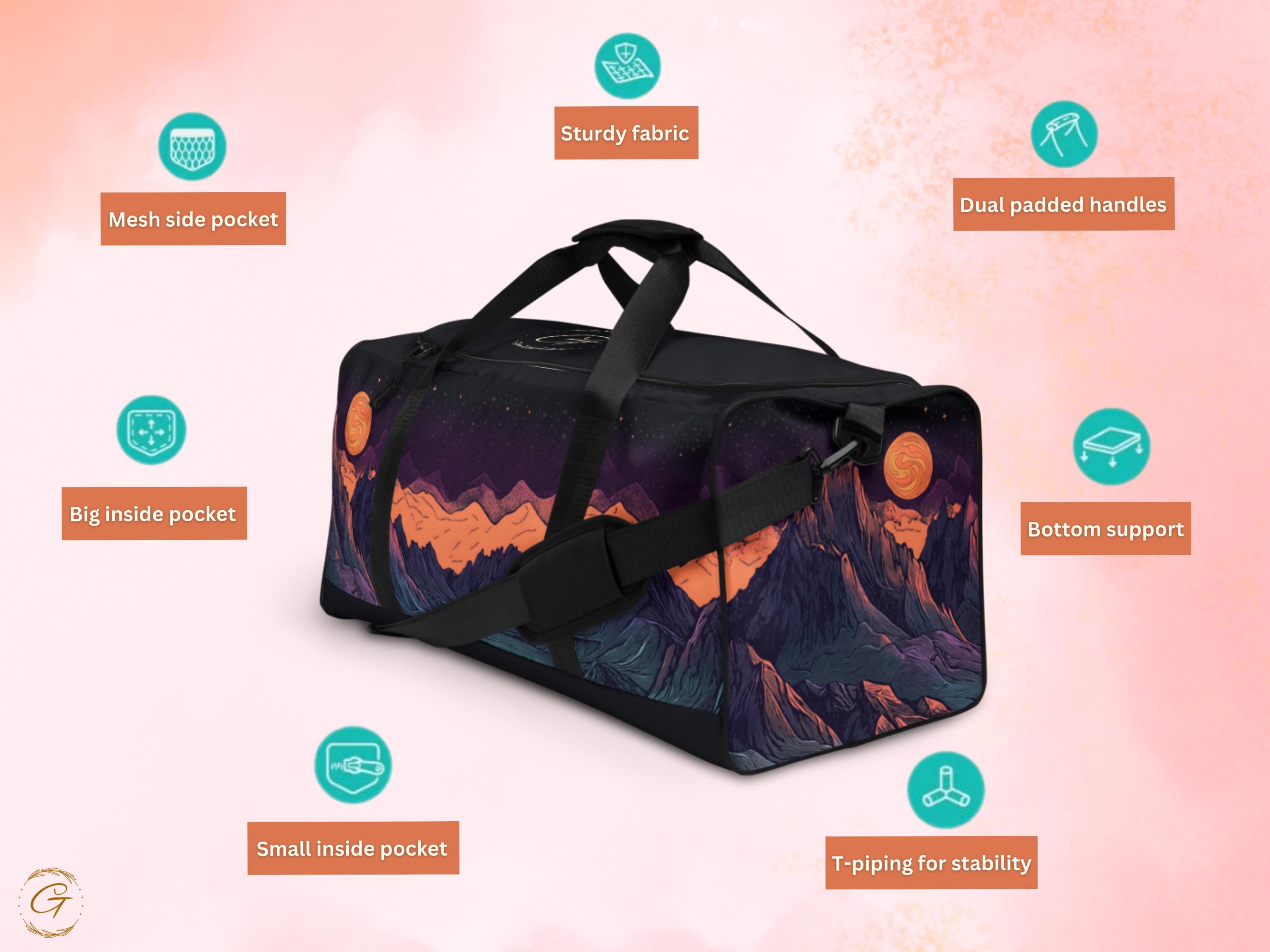 Mountain Sunset AOP Travel Duffel Bag