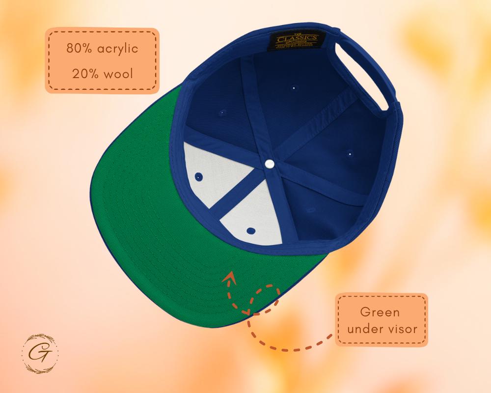 Grateful Design Snapback Hat Stylish Embroidered Cap