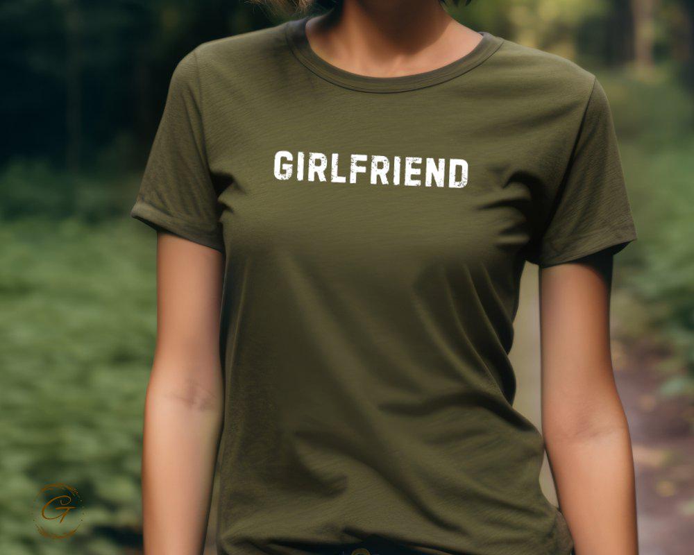 Valentines T-Shirt, Girlfriend Typography Design Tee
