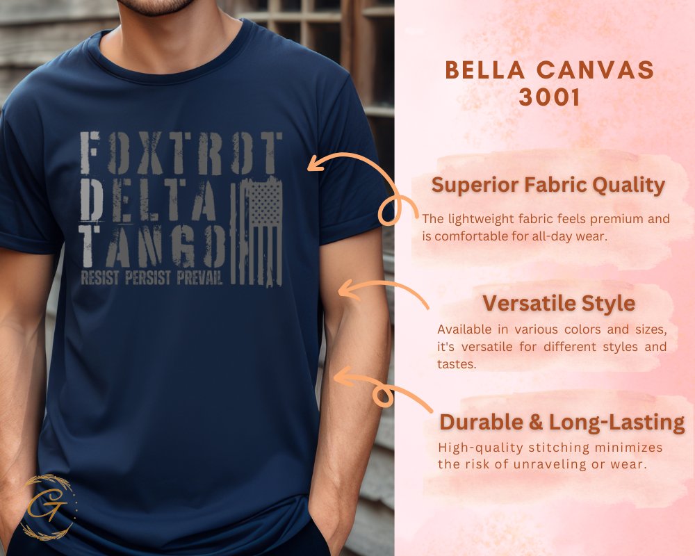 Foxtrot Delta Tango Resist Persist Prevail Shirt product type