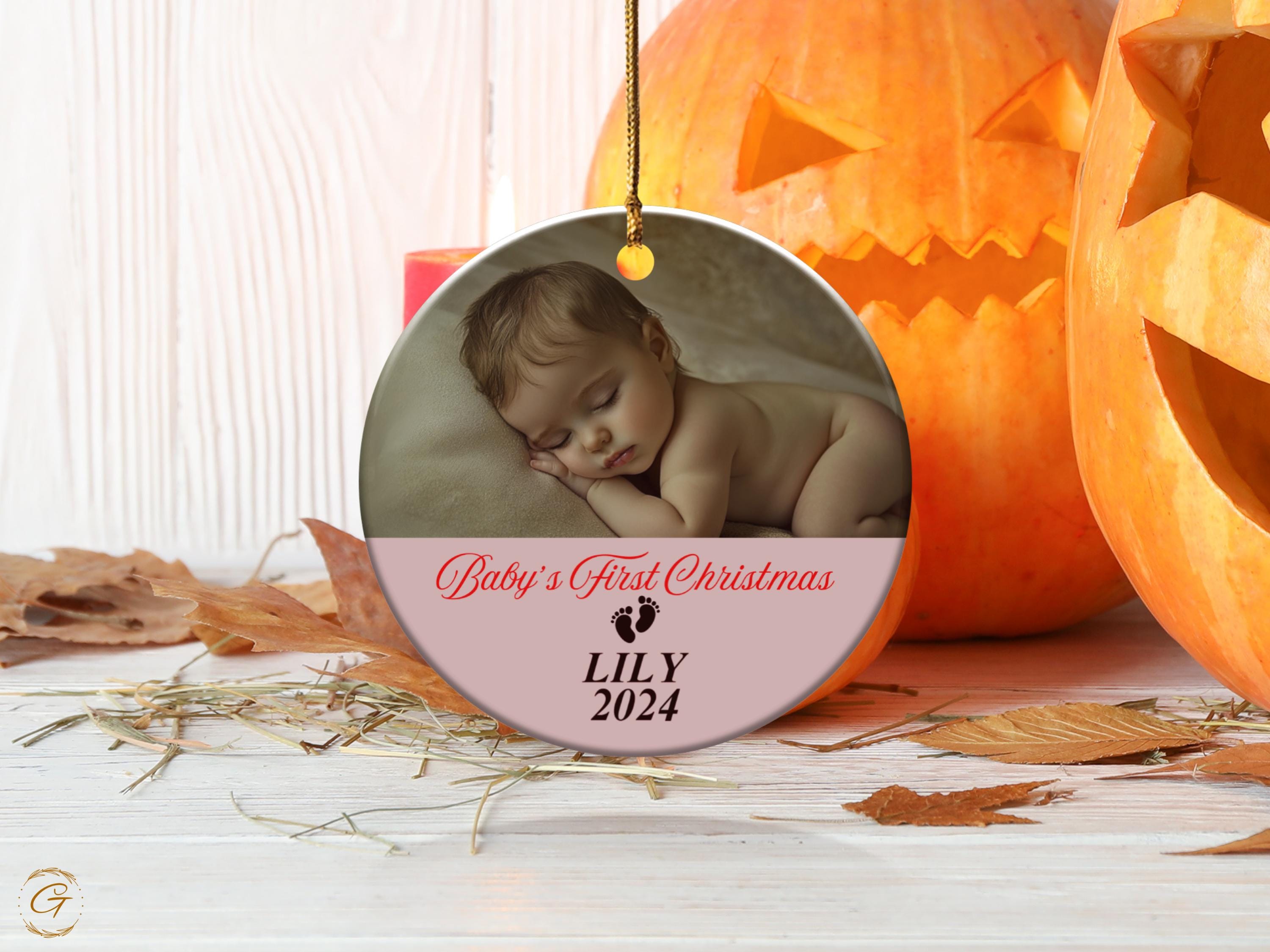 Personalized Baby's First Christmas Ornament