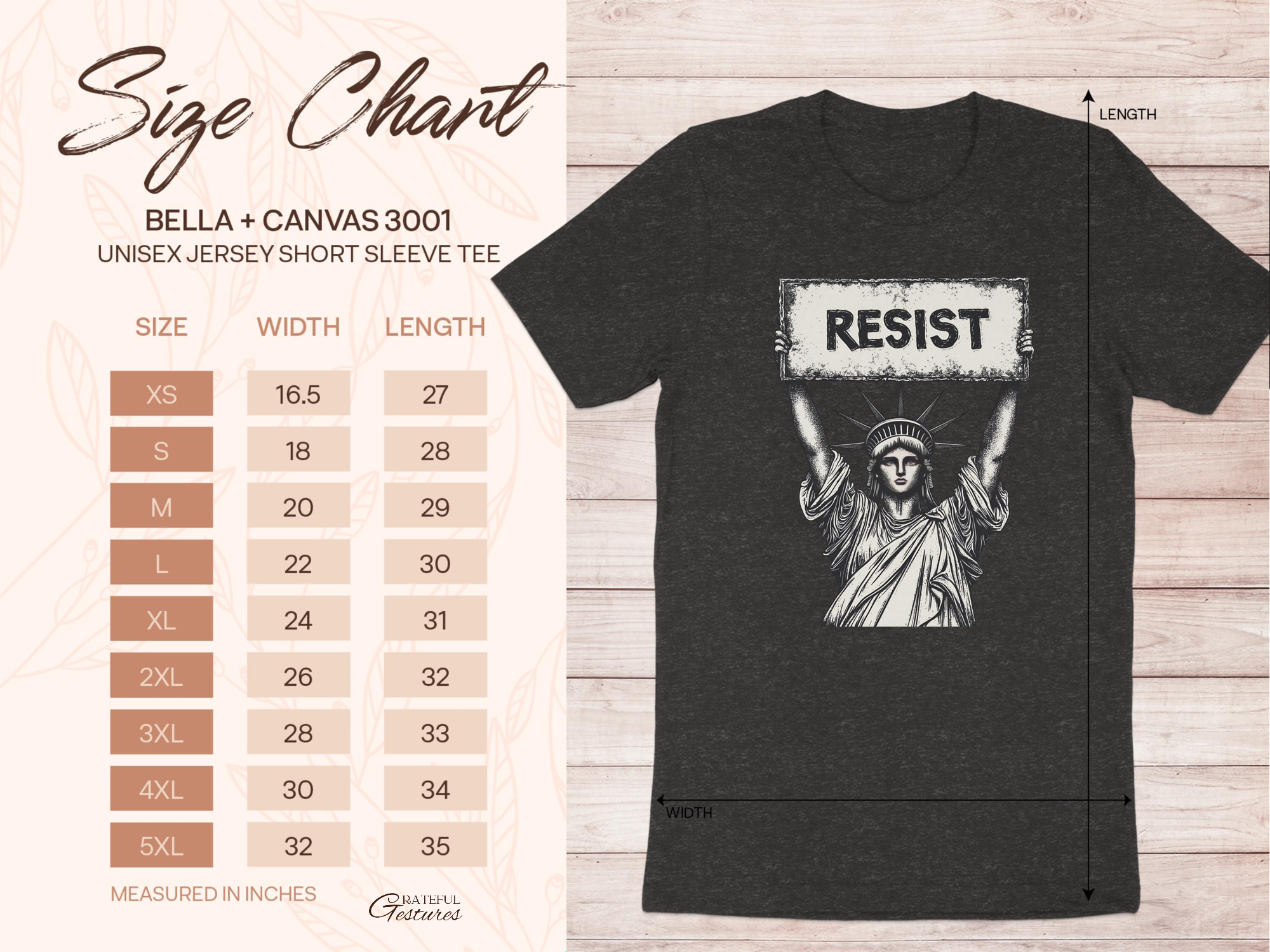 Resist Statue of Liberty Graphic Short Sleeve Tee product type