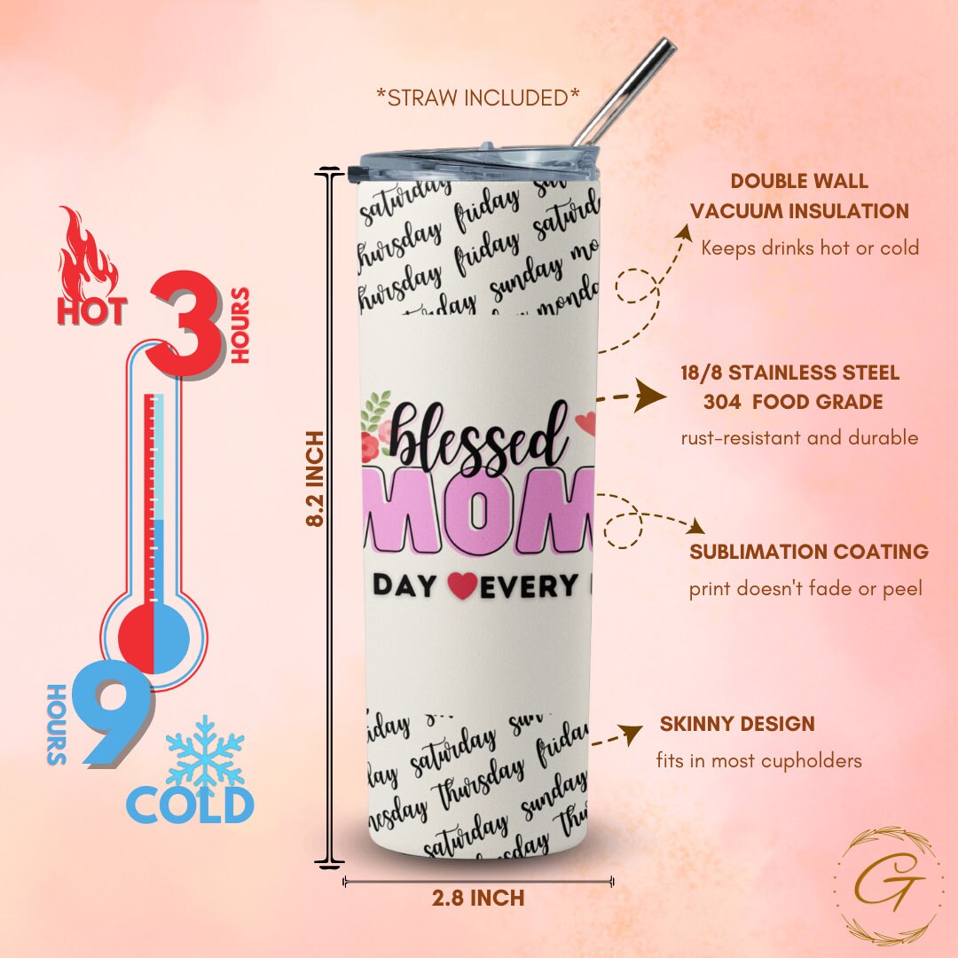 Seven Days of Love: Best Mom Tumbler