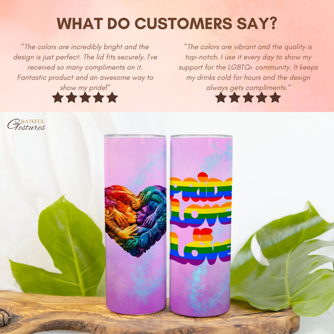 Love is Love Pride Tumbler 22oz