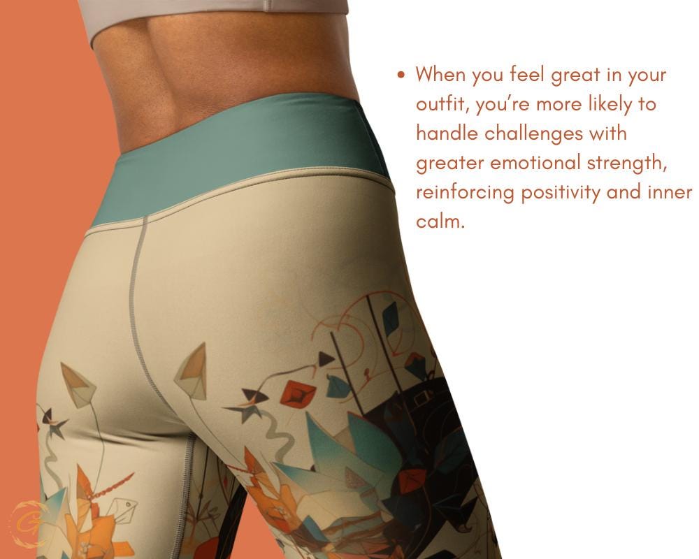 Quantum Floral AOP Yoga Leggings and Shorts Stylish Activewear for Women High-Stretch Comfortable Perfect for Yoga Fitness and Everyday Wear