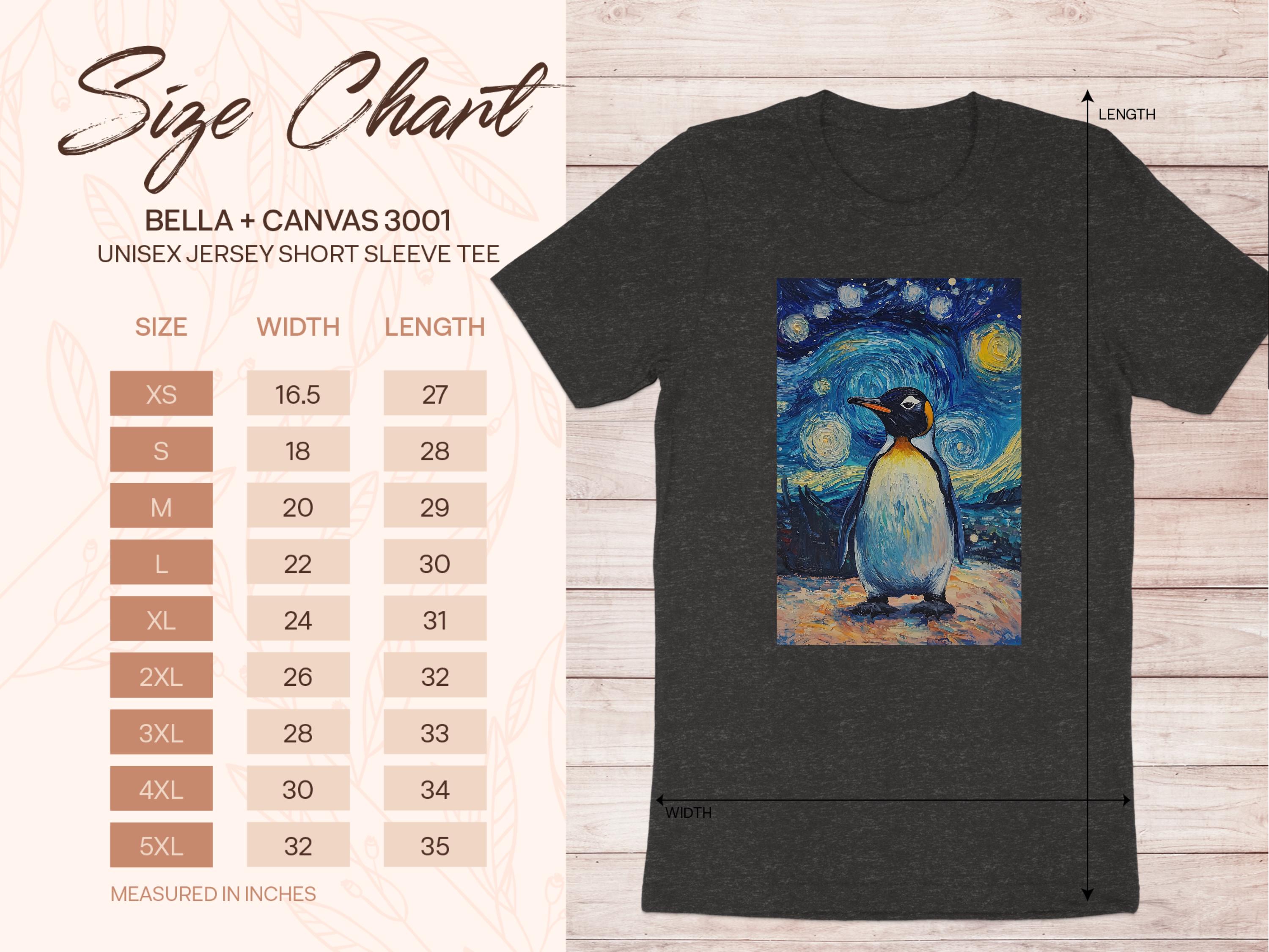 Starry Night Penguin Graphic Short Sleeve Tee product