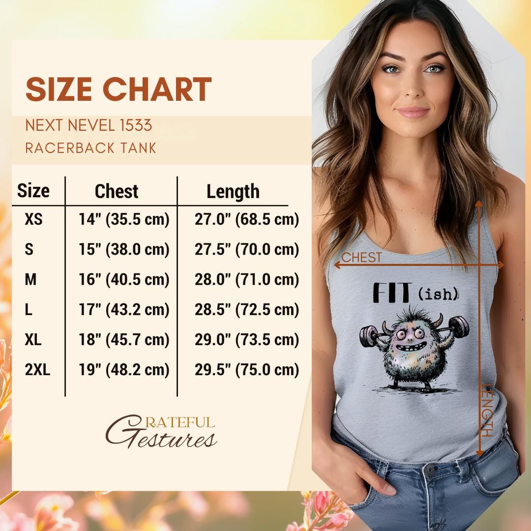 Fit (ish) Funny Monster Tank Top