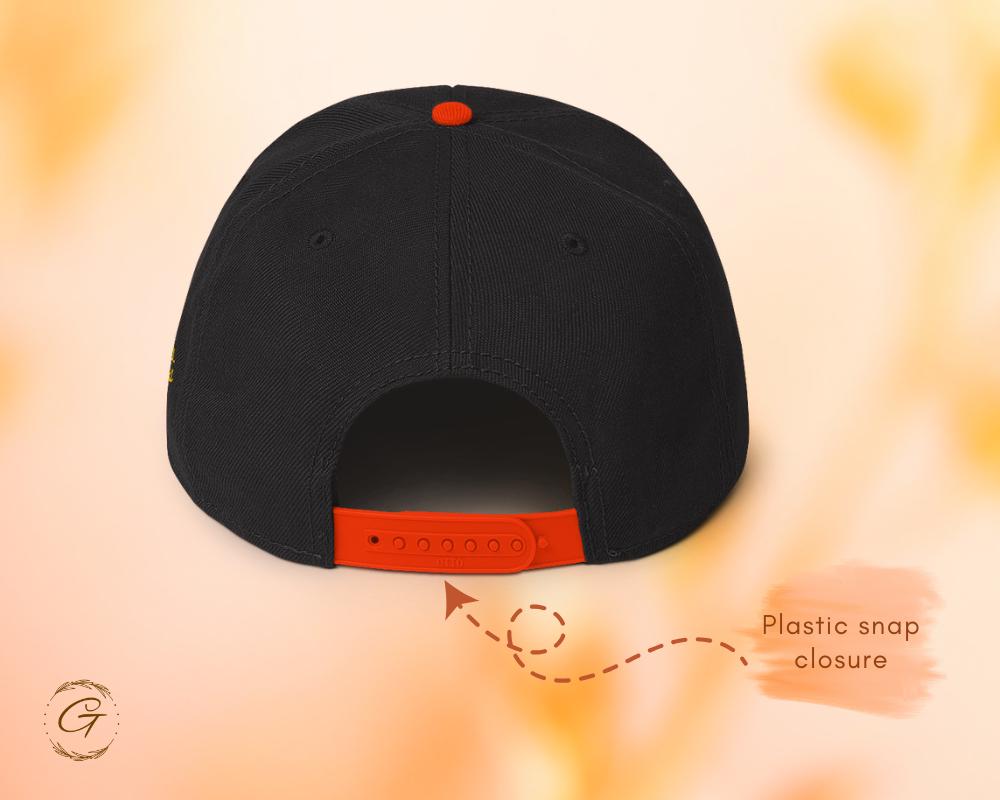 Grateful Snapback Hat Embroidered Design