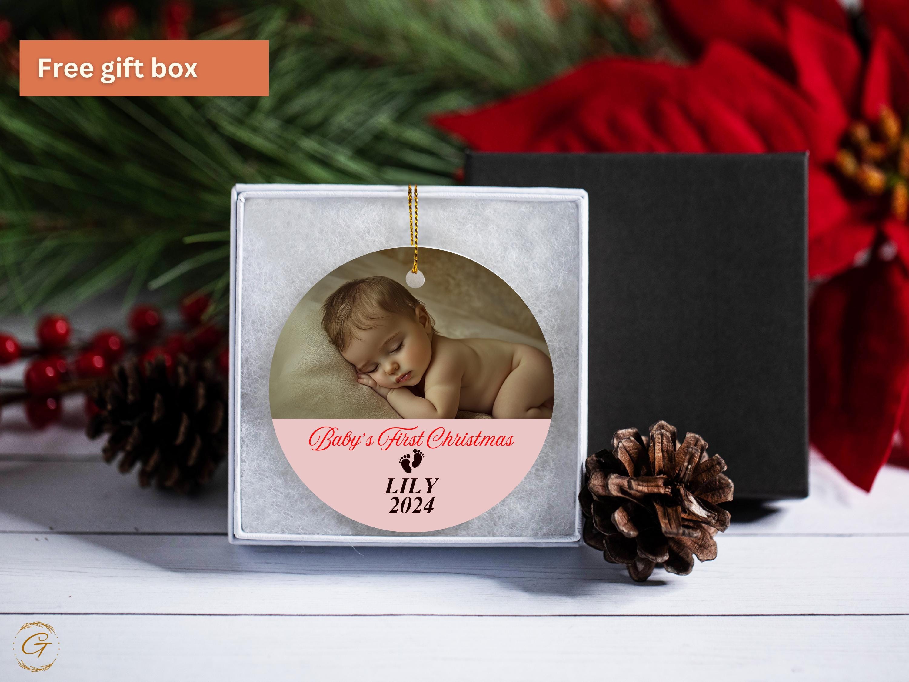 Personalized Baby's First Christmas Ornament