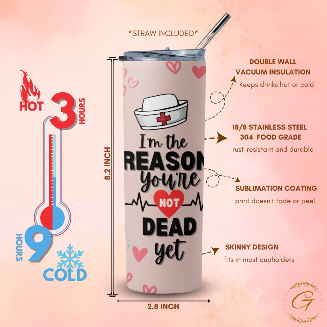 Nurse Skinny 20oz Tumbler