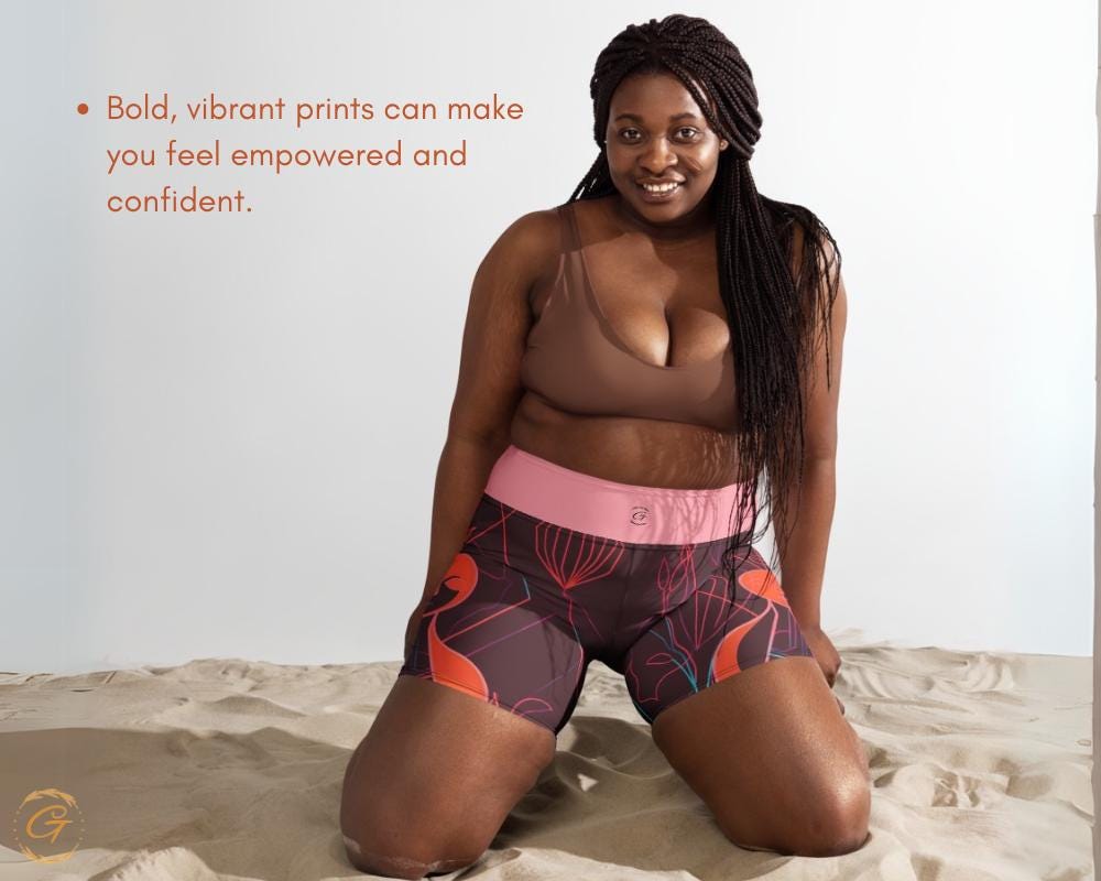 Dryad AOP Design Yoga Shorts and Leggings, Comfortable High-Quality Activewear, Perfect for Workouts Yoga and Everyday Wear, Stretchy Fabric