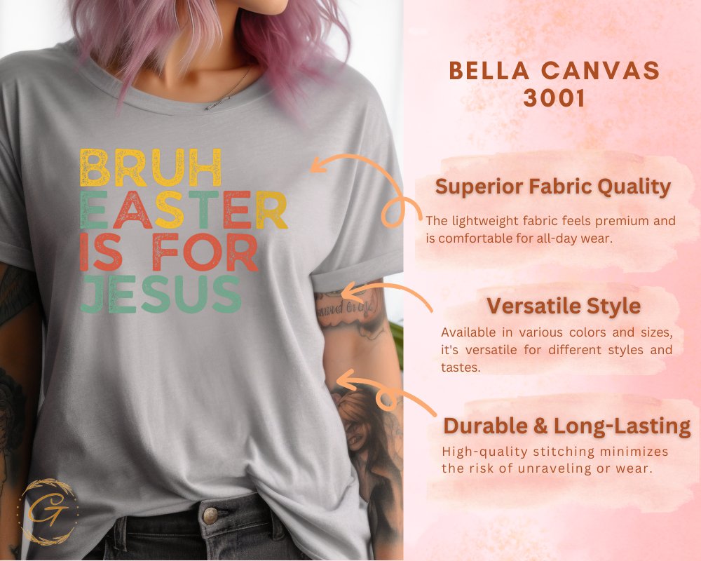 Colorful Graphic Bruh Easter Is For Jesus product