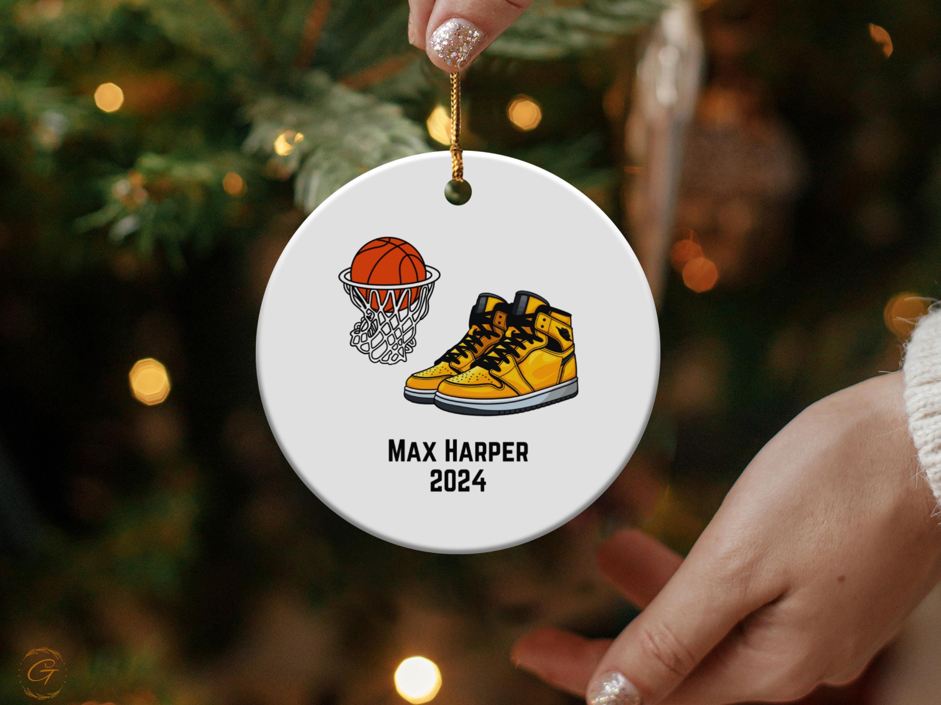 Personalized Basketball Sneaker Ornament