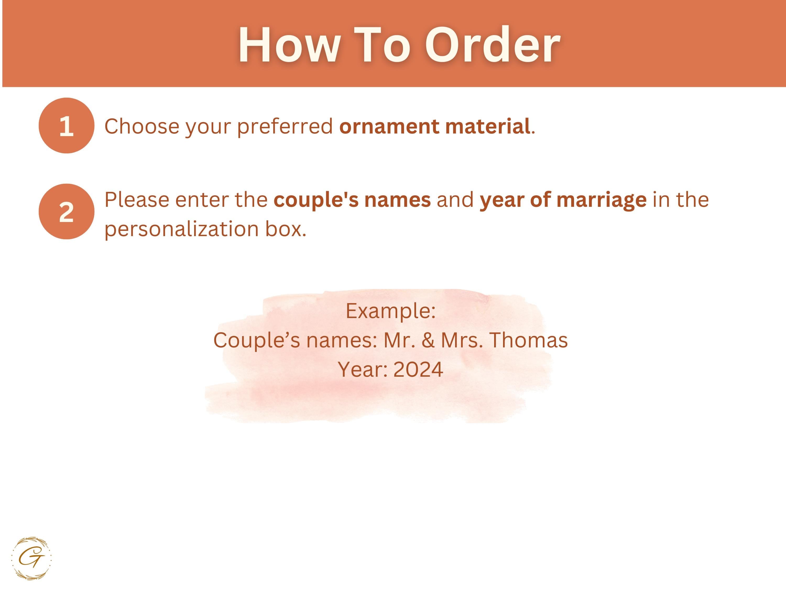 Personalized Penguin Couple First Christmas, Married Ornaments 2024, Cute Holiday Decoration, Newlywed Keepsake Gift, Ideal Gift for Couples