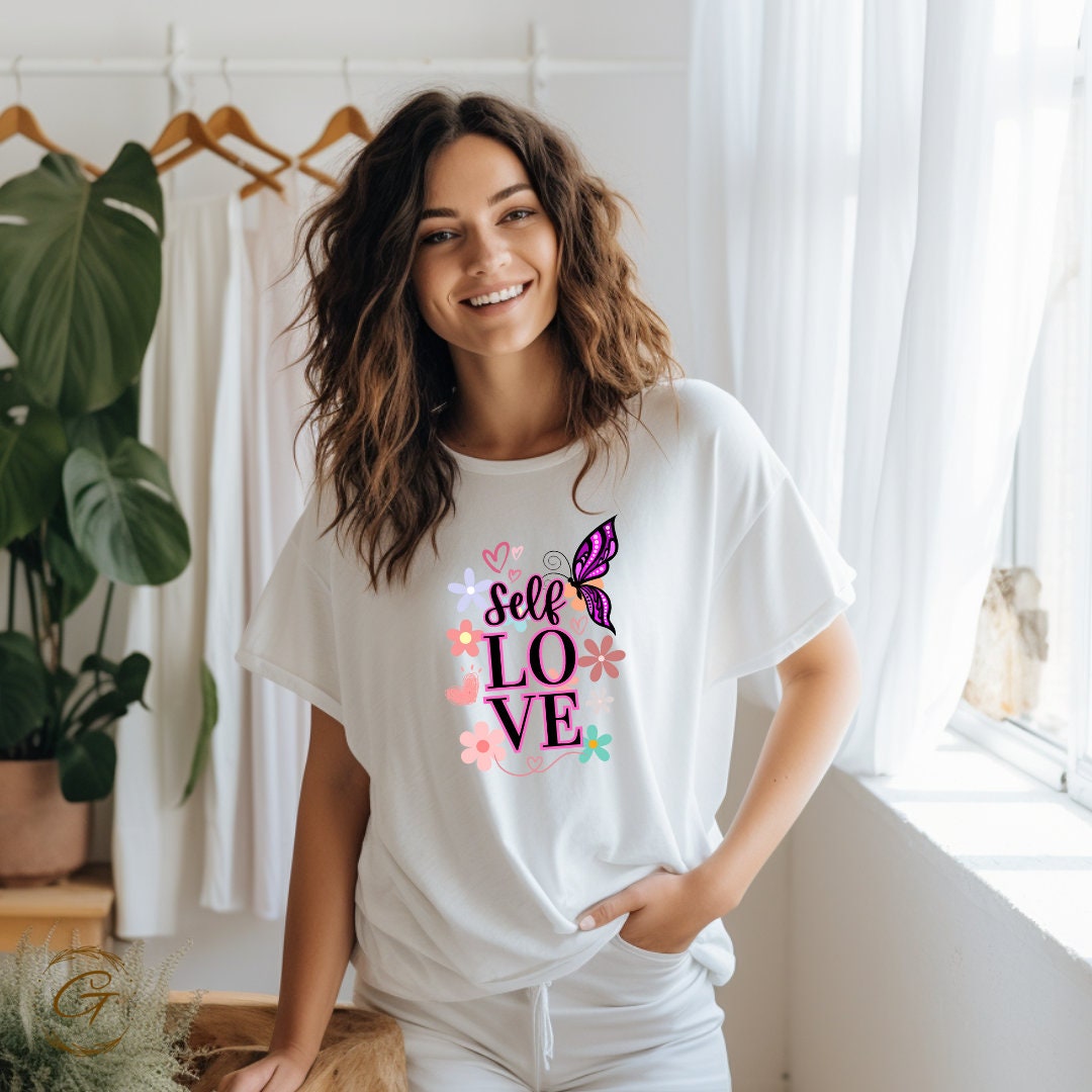 Self Love Butterfly Tee - Positive Affirmation Shirt