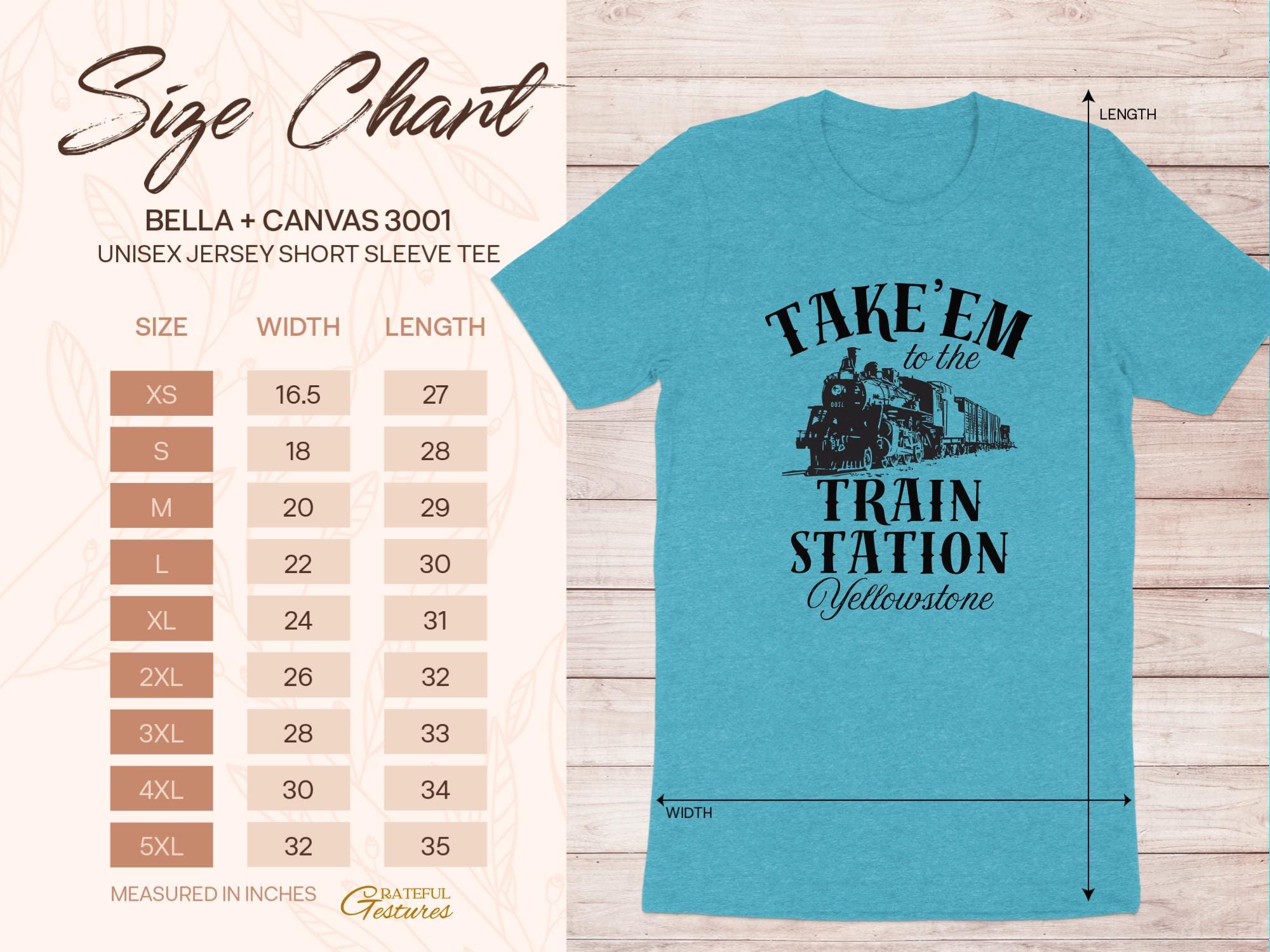 Take Em to the Train Station Yellowstone Tee