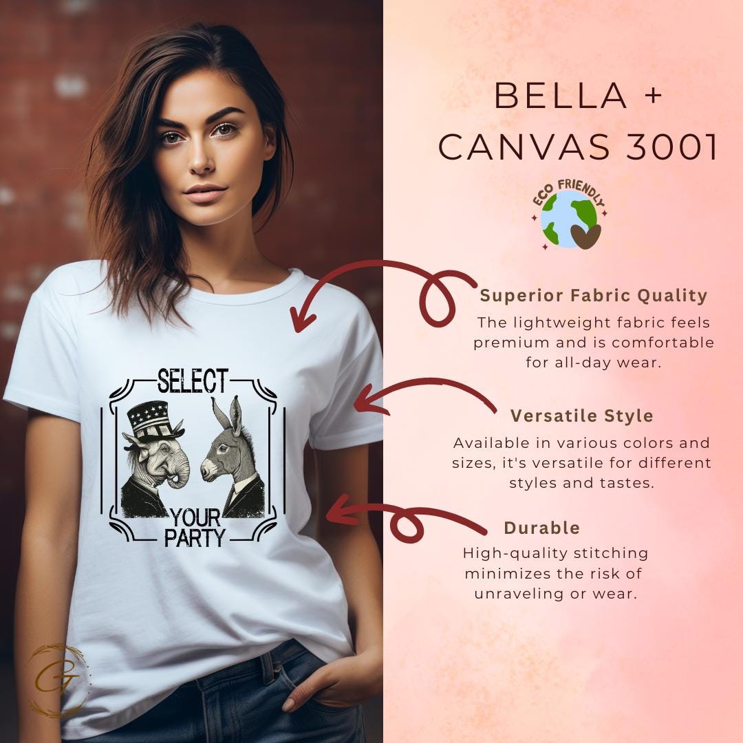 Select Your Party T-Shirt – Funny Political Graphic Tee