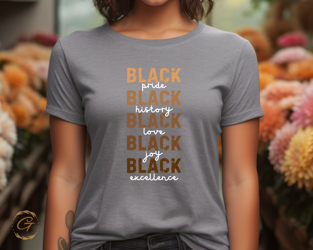 Black Pride History Love Joy Excellence Shirt product