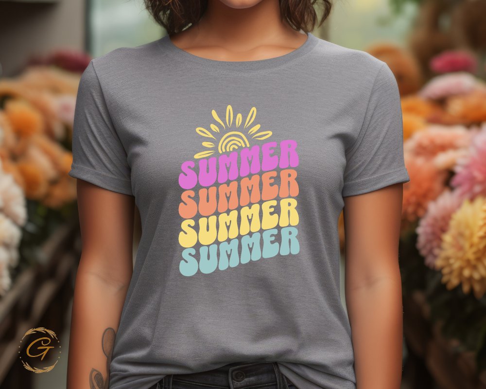 Colorful Summer Theme Graphic Tee product
