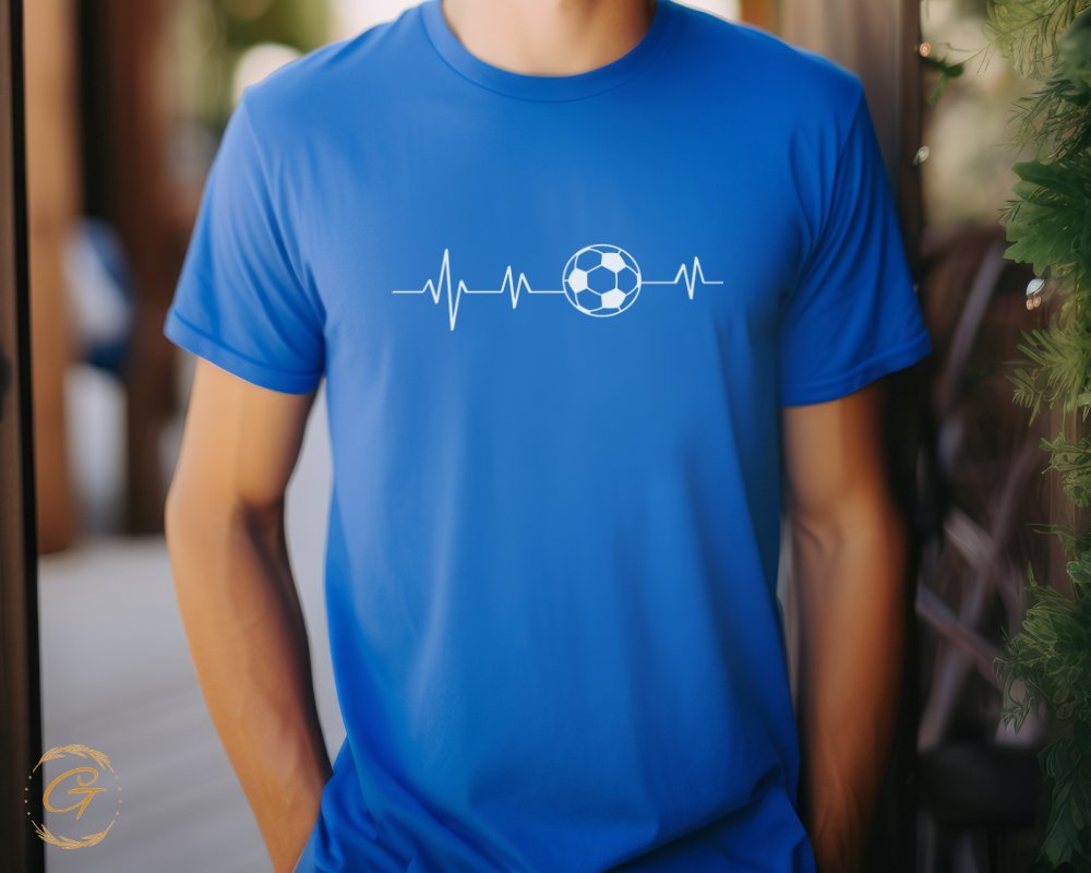 Soccer Ball Heartbeat Graphic T-Shirt product type